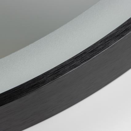 Brilagi - LED vonios veidrodis CANZO LED/25W/230V 50x80 cm juodas IP44 CRI 90 pritemdomas + CCT