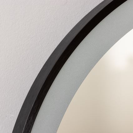 Brilagi - LED vonios veidrodis CANZO LED/25W/230V 50x80 cm juodas IP44 CRI 90 pritemdomas + CCT