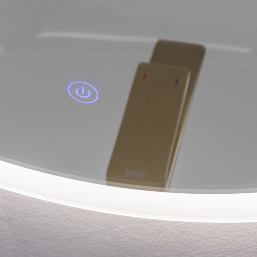 Brilagi - LED vonios veidrodis CUNEO LED/19W/230V skersmuo 60 cm IP44 CRI 90 su reguliuojamu ryškumu + CCT