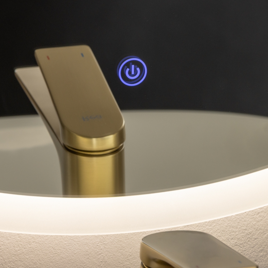 Brilagi - LED vonios veidrodis CUNEO LED/25W/230V skersmuo 80 cm IP44 CRI 90 dimeriuojamas + CCT