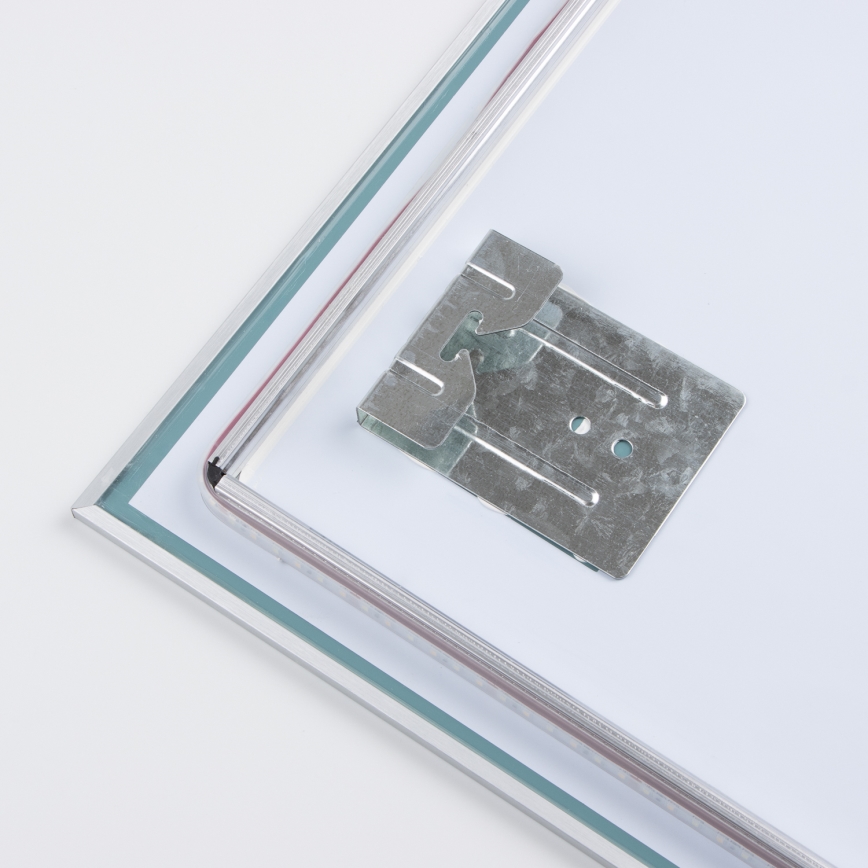 Brilagi - LED vonios veidrodis DESIO LED/20W/230V 40x60 cm sidabro spalvos IP44 CRI 90 reguliuojamas ryškumas + CCT