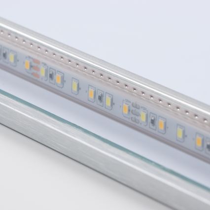 Brilagi - LED vonios veidrodis DESIO LED/24W/230V 60x60 cm sidabrinis IP44 CRI 90 dimeriuojamas + CCT