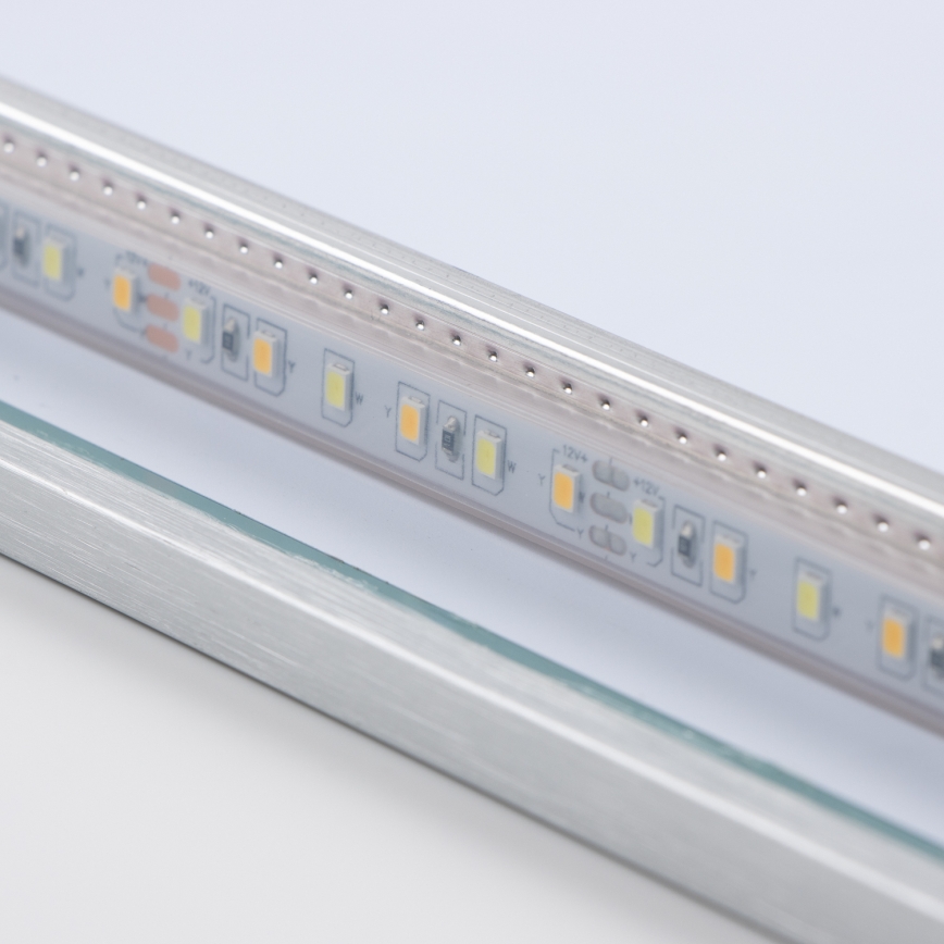 Brilagi - LED vonios veidrodis DESIO LED/24W/230V 60x60 cm sidabrinis IP44 CRI 90 dimeriuojamas + CCT