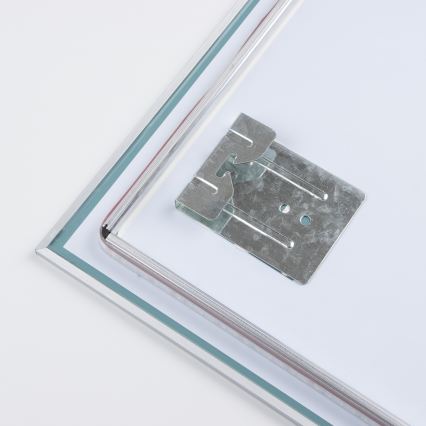 Brilagi - LED vonios veidrodis DESIO LED/24W/230V 60x60 cm sidabrinis IP44 CRI 90 dimeriuojamas + CCT