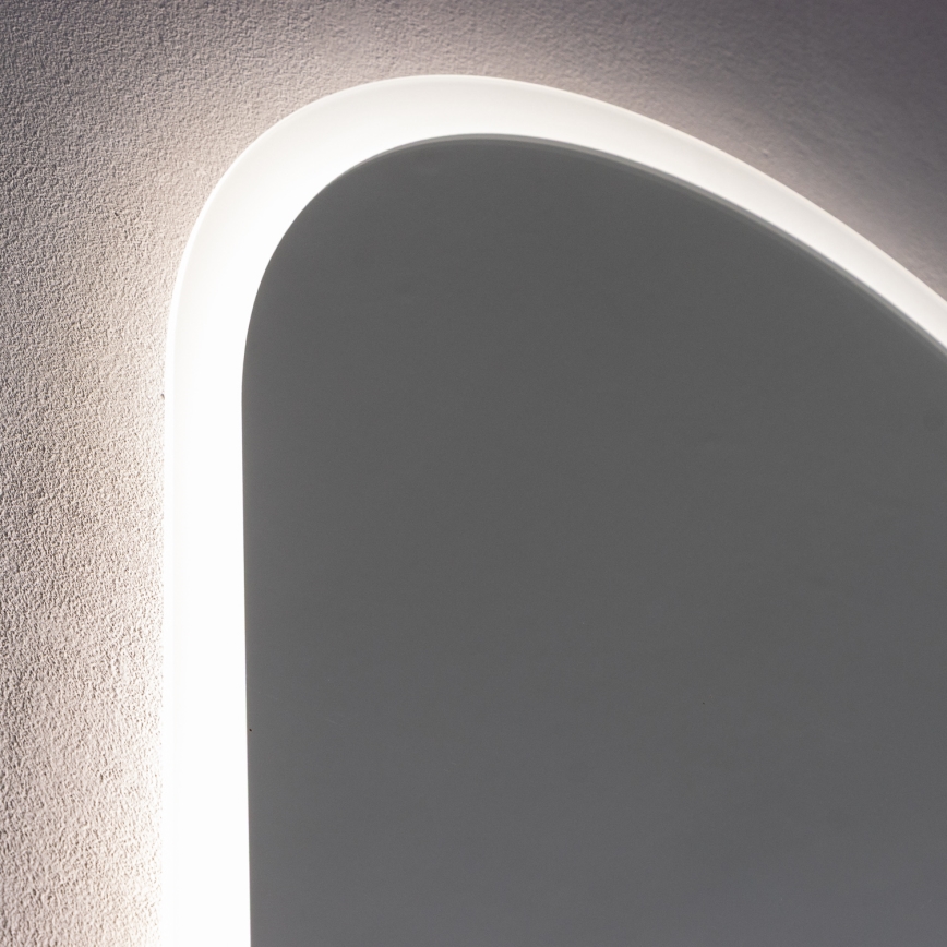 Brilagi - LED vonios veidrodis LECCO LED/25W/230V 50x80 cm IP44 CRI 90, reguliuojamo ryškumo + CCT