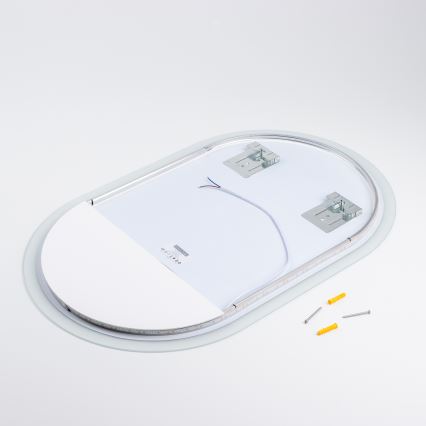 Brilagi - LED vonios veidrodis LECCO LED/25W/230V 50x80 cm IP44 CRI 90, reguliuojamo ryškumo + CCT