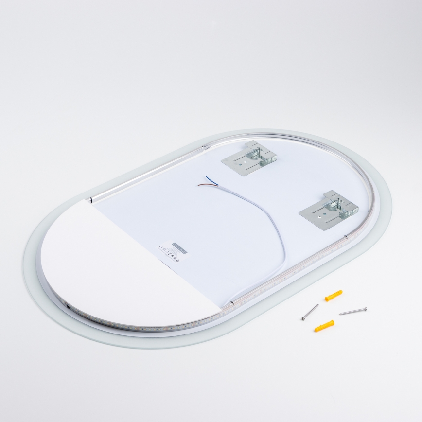 Brilagi - LED vonios veidrodis LECCO LED/25W/230V 50x80 cm IP44 CRI 90, reguliuojamo ryškumo + CCT