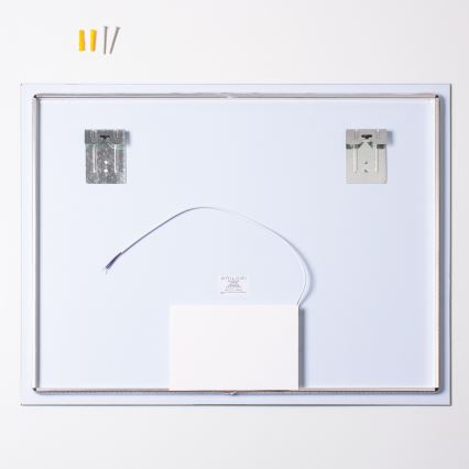 Brilagi - LED vonios veidrodis LUCE LED/28W/230V 60x80 cm IP44 CRI 90 dimeriuojamas + CCT