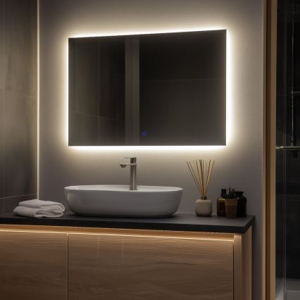 Brilagi - LED vonios veidrodis LUCE LED/30W/230V 60x90 cm IP44 CRI 90 su reguliuojamu ryškumu + CCT