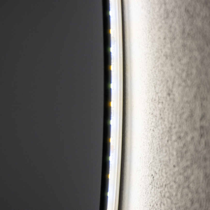 Brilagi - LED vonios veidrodis LUNA LED/19W/230V Ø 60 cm IP44 CRI 90 reguliuojamas + CCT