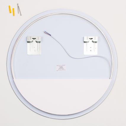 Brilagi - LED vonios veidrodis LUNA LED/19W/230V Ø 60 cm IP44 CRI 90 reguliuojamas + CCT