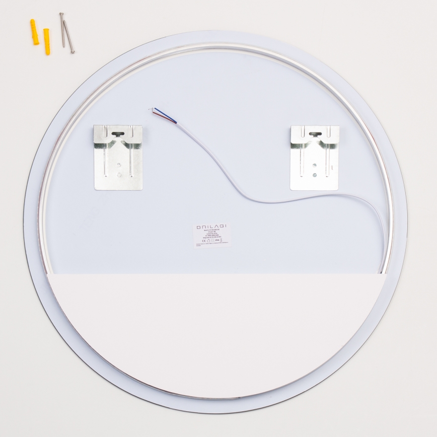 Brilagi - LED vonios veidrodis LUNA LED/19W/230V Ø 60 cm IP44 CRI 90 reguliuojamas + CCT
