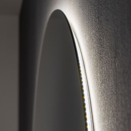 Brilagi - LED vonios veidrodis LUNA LED/26W/230V Ø 80 cm IP44 CRI 90 su reguliuojamu ryškumu + CCT