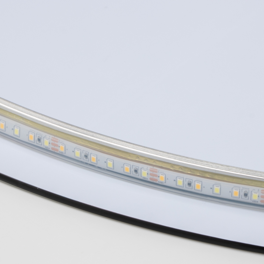 Brilagi - LED vonios veidrodis LUNA LED/26W/230V Ø 80 cm IP44 CRI 90 su reguliuojamu ryškumu + CCT