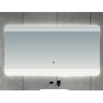 Brilagi - LED vonios veidrodis MELZO LED/28W/230V 60x80 cm IP44 CRI 90 reguliuojamas + CCT