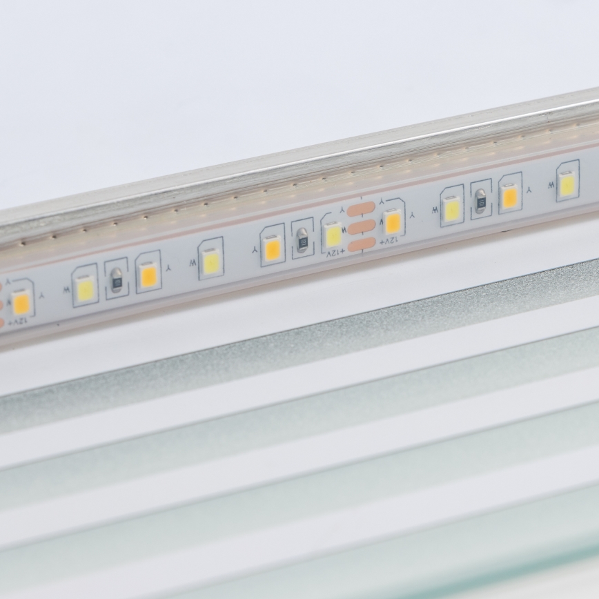 Brilagi - LED vonios veidrodis MELZO LED/28W/230V 60x80 cm IP44 CRI 90 reguliuojamas + CCT