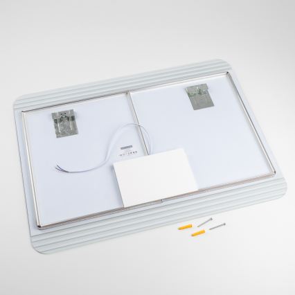 Brilagi - LED vonios veidrodis MELZO LED/28W/230V 60x80 cm IP44 CRI 90 reguliuojamas + CCT