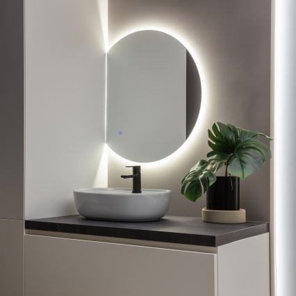 Brilagi - LED vonios veidrodis MEZZO LED/18W/230V 60x50 cm IP44 CRI 90 dimeriuojamas + CCT