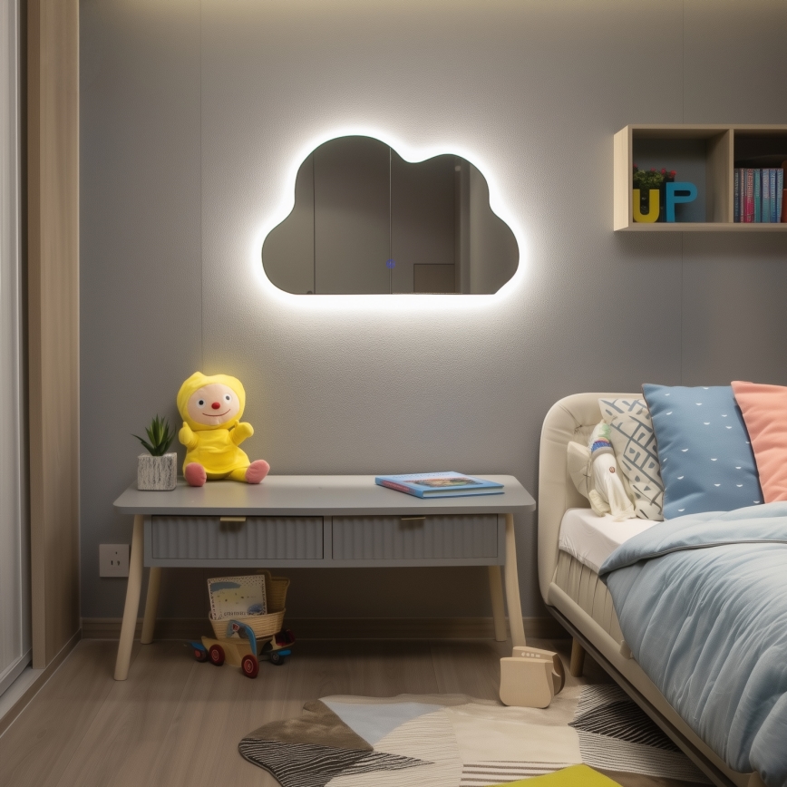 Brilagi - LED vonios veidrodis NUVOLA LED/19W/230V 37x60 cm IP44 CRI 90 dimeriuojamas + CCT