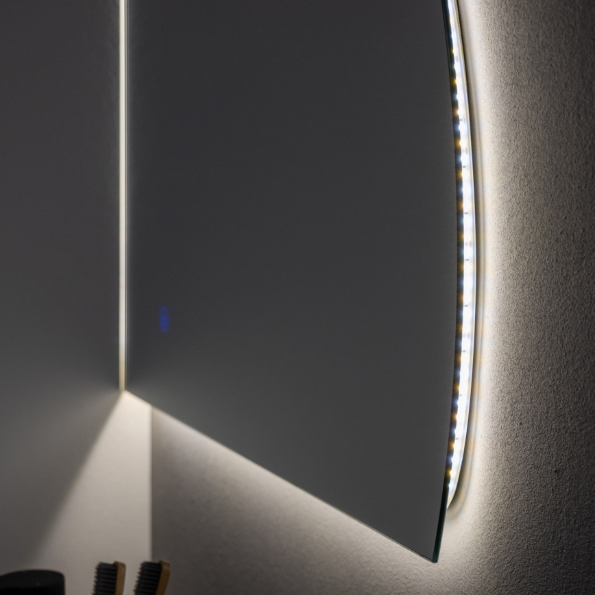 Brilagi - LED vonios veidrodis QUARTIERE LED/18W/230V 50x55 cm IP44 CRI 90 dimeriuojamas + CCT