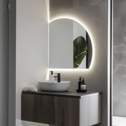 Brilagi - LED vonios veidrodis QUARTIERE LED/25W/230V 70x75 cm IP44 CRI 90 dimeriuojamas + CCT