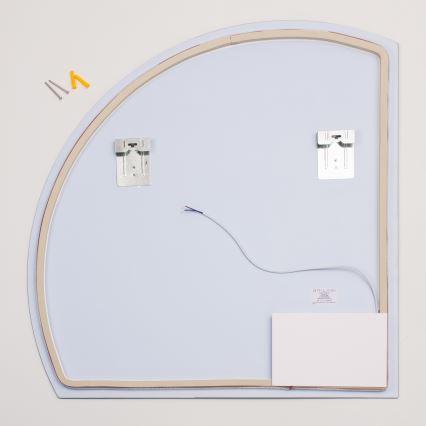 Brilagi - LED vonios veidrodis QUARTIERE LED/25W/230V 70x75 cm IP44 CRI 90 dimeriuojamas + CCT