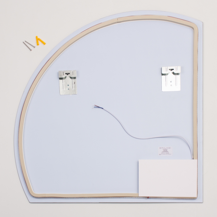 Brilagi - LED vonios veidrodis QUARTIERE LED/25W/230V 70x75 cm IP44 CRI 90 dimeriuojamas + CCT