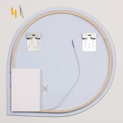 Brilagi - LED vonios veidrodis RICADI LED/19W/230V 60x60 cm IP44 CRI 90 dimeriuojamas + CCT