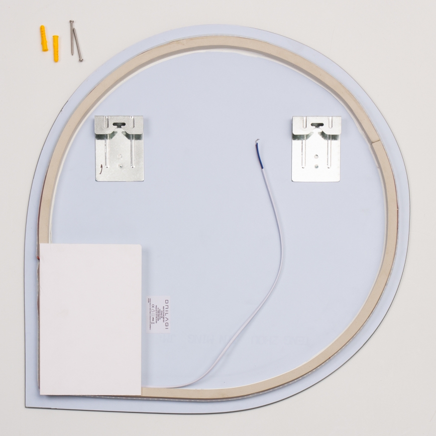 Brilagi - LED vonios veidrodis RICADI LED/19W/230V 60x60 cm IP44 CRI 90 dimeriuojamas + CCT