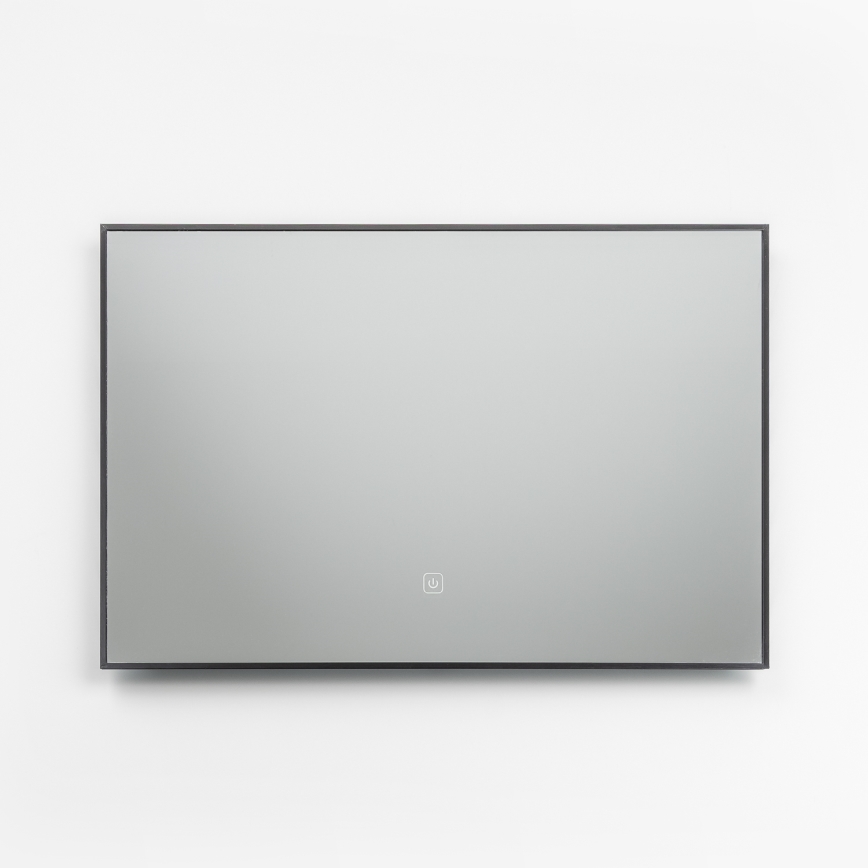 Brilagi - LED vonios veidrodis SUELLO LED/20W/230V 40x60 cm juodas IP44 CRI 90 dimeriuojamas + CCT