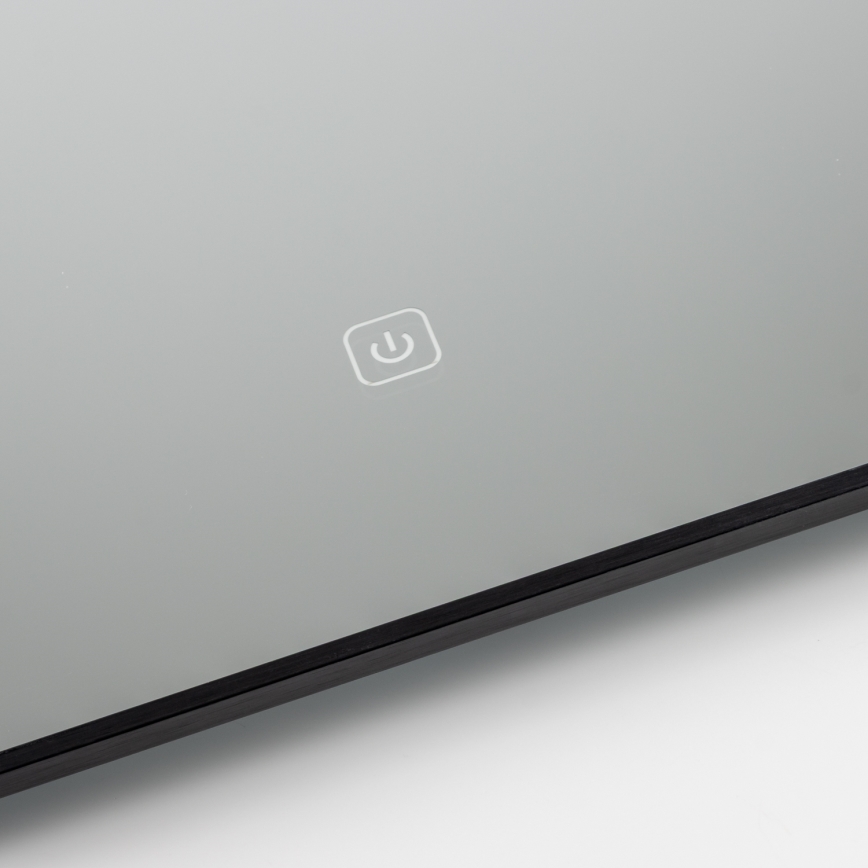 Brilagi - LED vonios veidrodis SUELLO LED/20W/230V 40x60 cm juodas IP44 CRI 90 dimeriuojamas + CCT