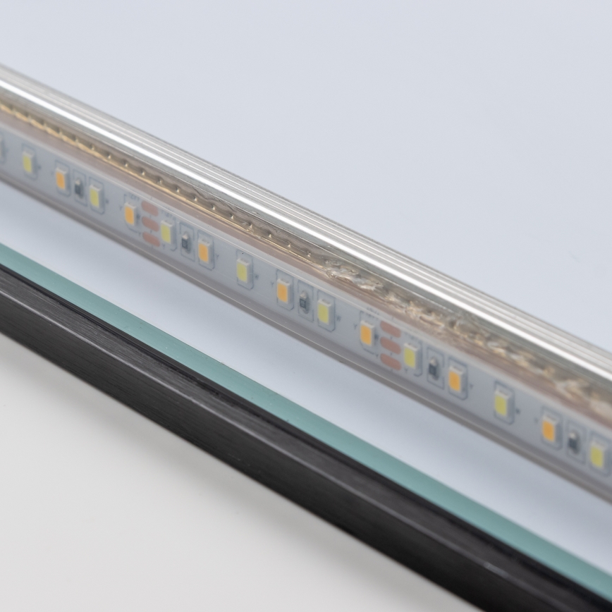 Brilagi - LED vonios veidrodis SUELLO LED/24W/230V 60x60 cm juodas IP44 CRI 90 dimeriuojamas + CCT