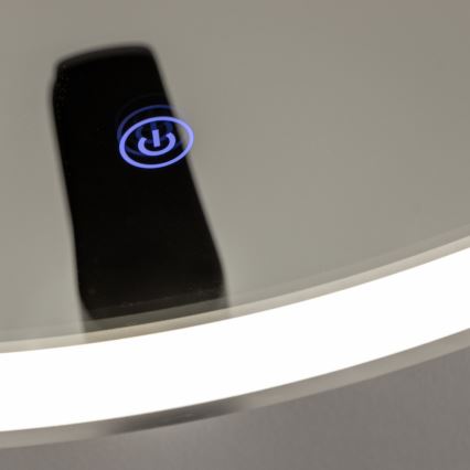 Brilagi - LED vonios veidrodis TORINO LED/19W/230V skersmuo 60 cm sidabrinis IP44 CRI 90 dimeriuojamas + CCT