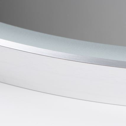 Brilagi - LED vonios veidrodis TORINO LED/19W/230V skersmuo 60 cm sidabrinis IP44 CRI 90 dimeriuojamas + CCT