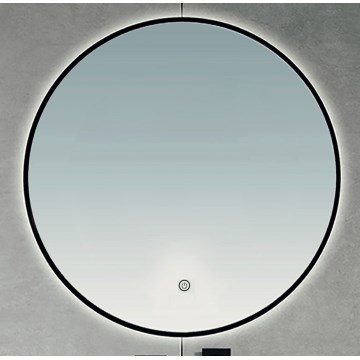 Brilagi - LED vonios veidrodis VENA BLACK LED/32W/230V, skersmuo 100 cm, IP44, CRI 90, reguliuojamas + CCT