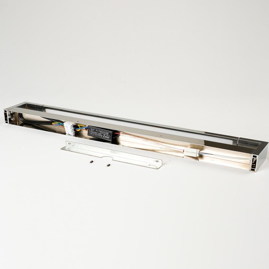 Brilagi - LED vonios veidrodžio apšvietimas AQUA LINE LED/24W/230V 90 cm IP44 blizgus chromas CRI 90