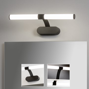 Brilagi - LED vonios veidrodžio apšvietimas 2in1 TUBEO LED/6W/230V 40 cm IP44 juodas