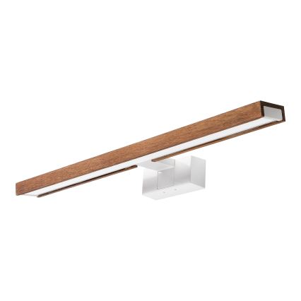 Brilagi - WOODY MIRROR 3in1 LED vonios veidrodžio apšvietimas LED/12W/230V 60 cm IP44 balta/ąžuolas vyšnia