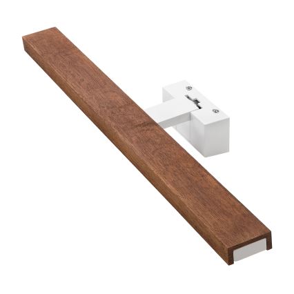 Brilagi - WOODY MIRROR 3in1 LED vonios veidrodžio apšvietimas LED/12W/230V 60 cm IP44 balta/ąžuolas vyšnia