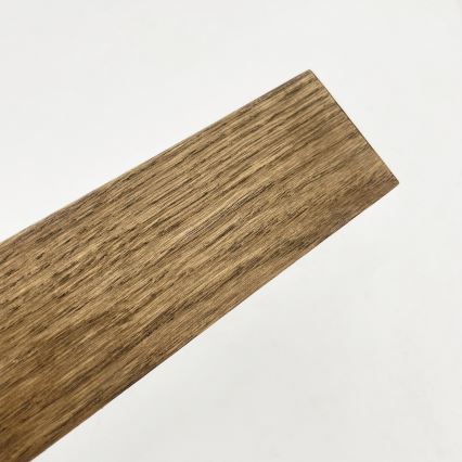 Brilagi - LED vonios veidrodžio apšvietimas 3 viename WOODY MIRROR LED/8W/230V 40 cm IP44 juoda/ąžuolas–riešutas