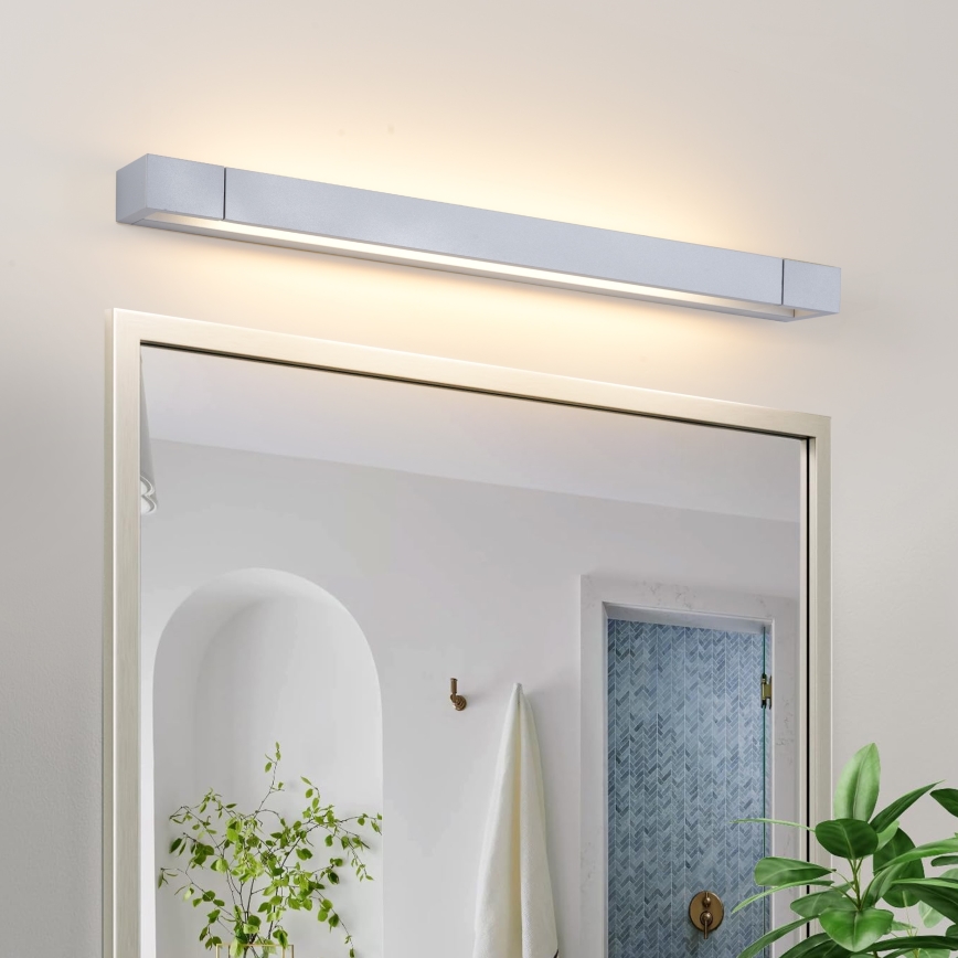 Brilagi - LED vonios veidrodžio apšvietimas AQUA LINE, 18 W, 230 V, 60 cm, IP44, matinis chromas