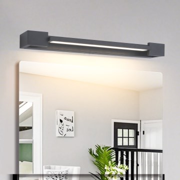 Brilagi - LED vonios veidrodžio apšvietimas AQUA LINE LED/12W/230V 45 cm IP44 antracitas