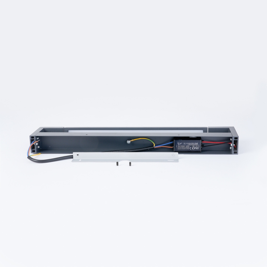 Brilagi - LED vonios veidrodžio šviestuvas AQUA LINE LED/12W/230V 45 cm IP44 antracitas CRI 90