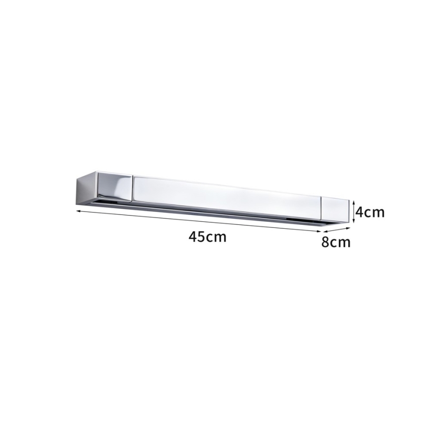 BRILAGI - LED vonios veidrodžio apšvietimas AQUA LINE LED/12W/230V 45 cm IP44 blizgus chromas CRI 90