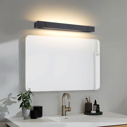 Brilagi - LED vonios veidrodžio apšvietimas AQUA LINE LED/12W/230V 45 cm IP44 juoda CRI 90