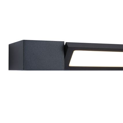 Brilagi - LED vonios veidrodžio apšvietimas AQUA LINE LED/12W/230V 45 cm IP44 juoda CRI 90