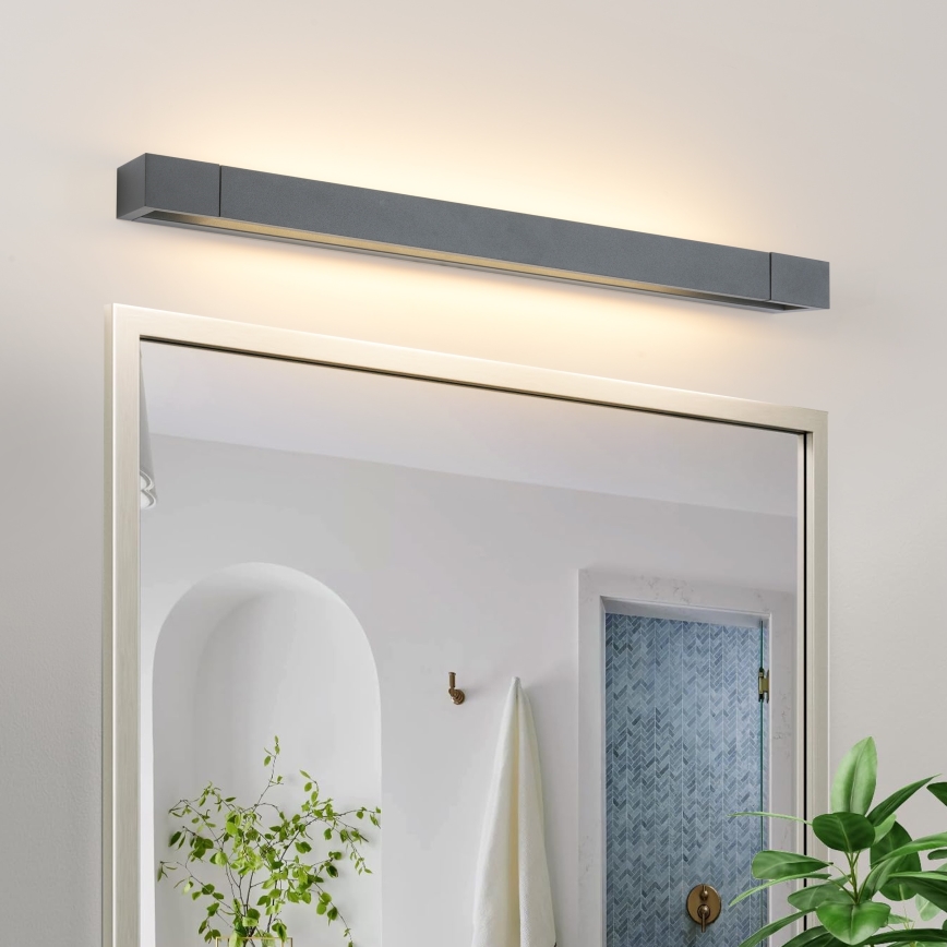 Brilagi - LED vonios veidrodžio apšvietimas AQUA LINE LED/18W/230V 60 cm IP44 antracitas