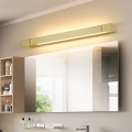 Brilagi - LED vonios veidrodžio apšvietimas AQUA LINE LED/18W/230V 60 cm IP44 auksinė CRI 90