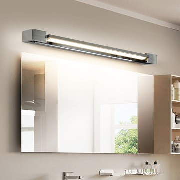 Brilagi - LED vonios veidrodžio apšvietimas AQUA LINE LED/18W/230V 60 cm IP44 blizgus chromas CRI 90