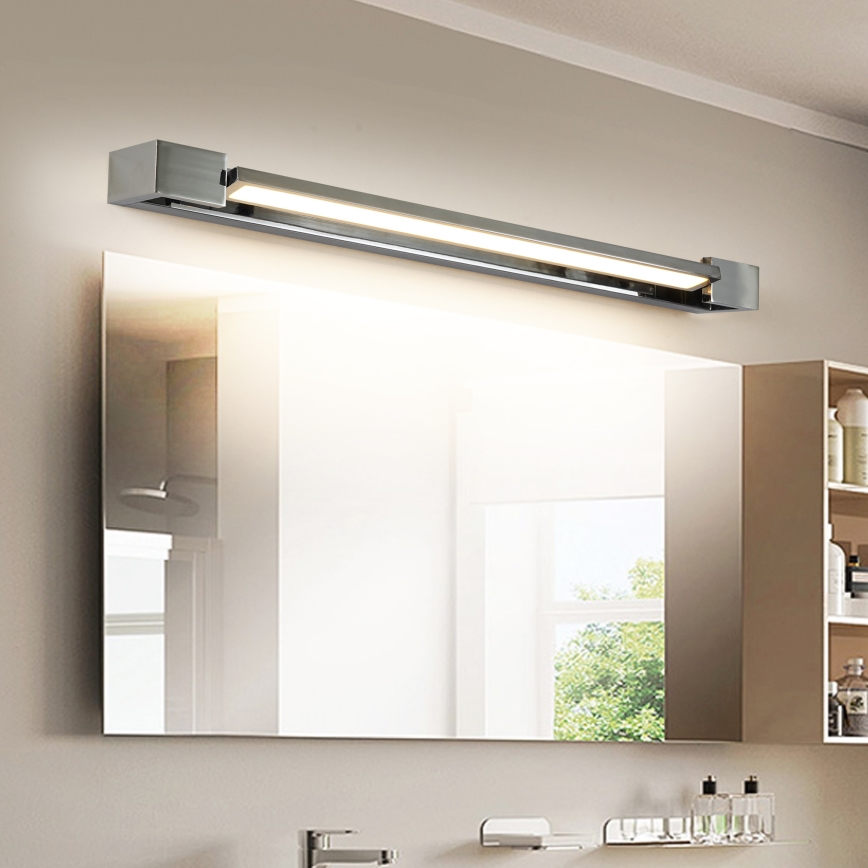 Brilagi - LED vonios veidrodžio apšvietimas AQUA LINE LED/18W/230V 60 cm IP44 blizgus chromas CRI 90